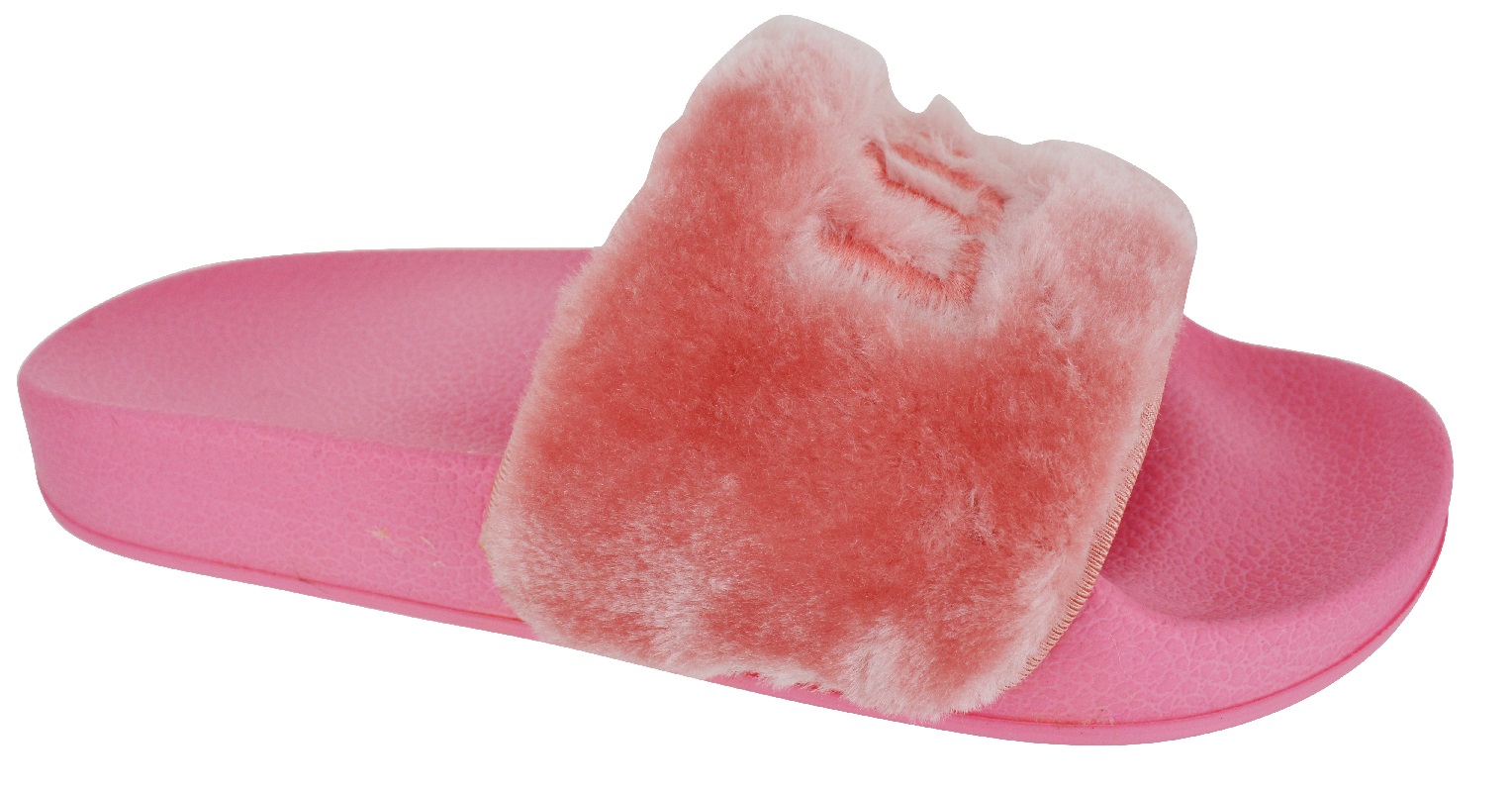 fluffy flat mules